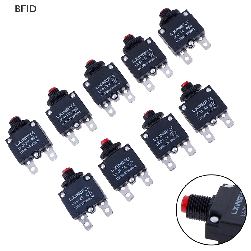 [BFID] Pemutus Arus Overload Protector Switch Fuse 3A 4A 5A 6A 8A 10A 15A 20A 30A [ID]