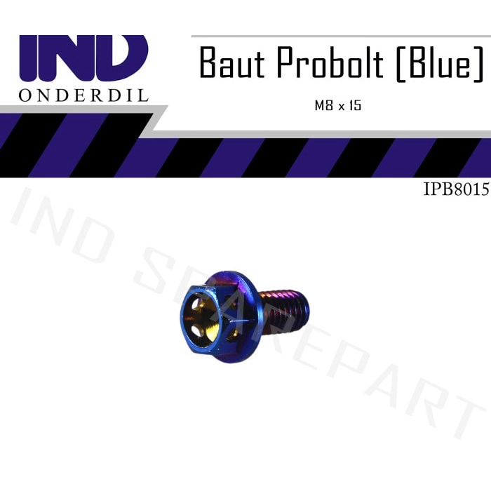 Jual Baut-Baud Probolt Biru-Blue Tutup Oli Gardan Beat-FI-F1-eSP-Street-Pop Terbatas