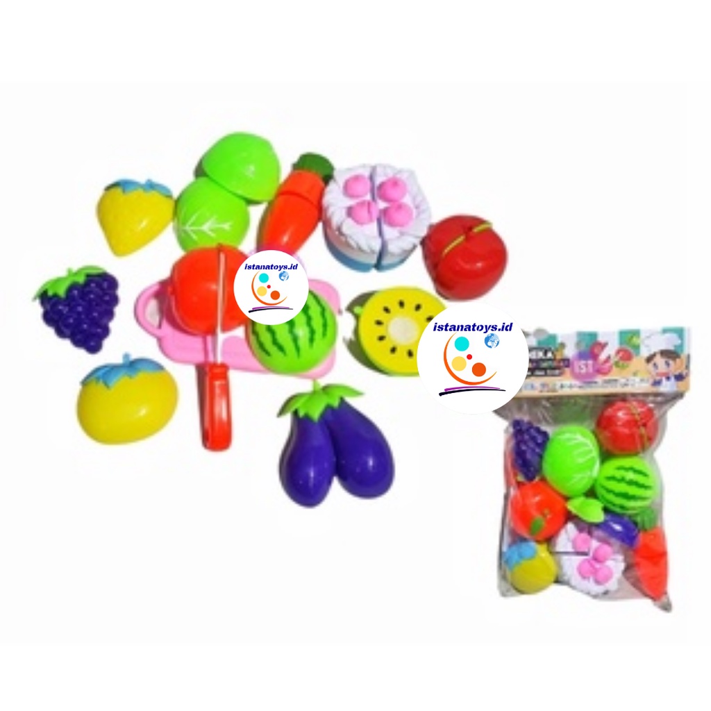 ID Mainan ANeka BUah dan Sayur Potong No.MF20