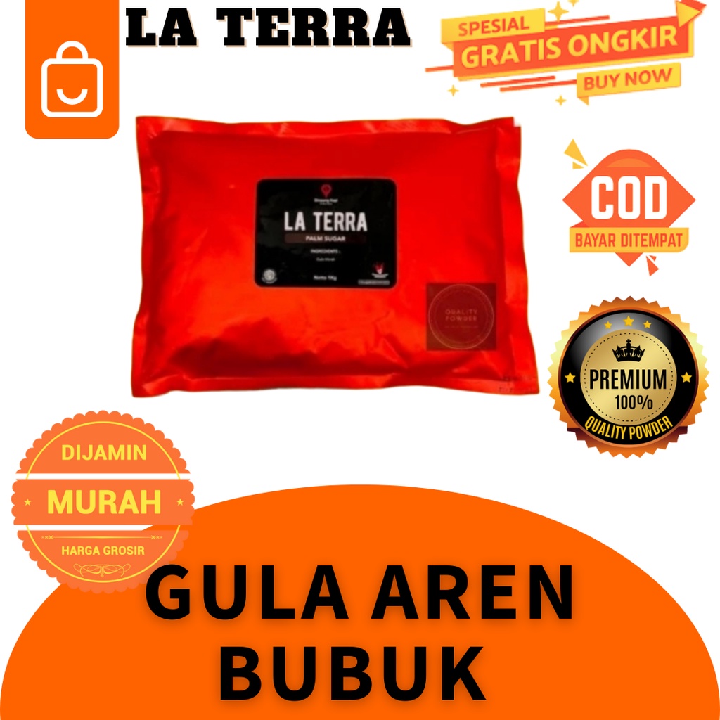 

LA TERRA GULA AREN BUBUK FRAPPE PALM SUGAR KEKINIAN