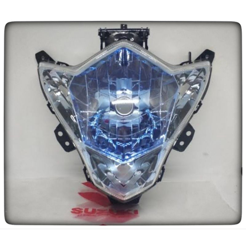 PRODUK BARU REFLEKTOR HEADLAMP LAMPU DEPAN SATRIA FU FACELITE  2015 BLUE EYES ORI SGP