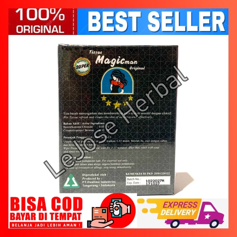 TISSUE SUPER MAGIC MAN (6 PCS) 100% ORIGINAL