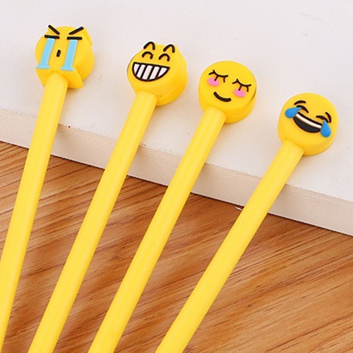 4pcs Pena Pen Pulpen Gel Set Tinta Cair Smile OSM-ST0156