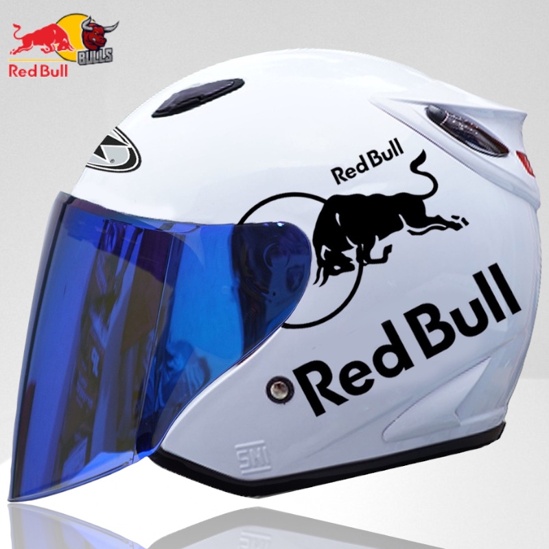 Helm Half Face Dewasa INK CENTRO KW RED BULL Paket Ganteng Untuk Dewasa COD