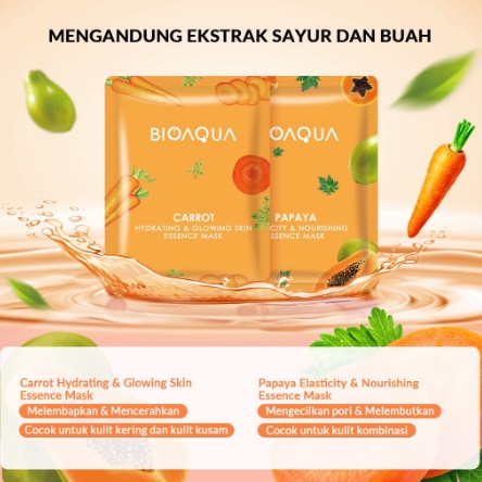 BIOAQUA sheet mask FRUIT SERIES | Hydrating Essence face Mask Brightening Moisturizing skin care anti aging