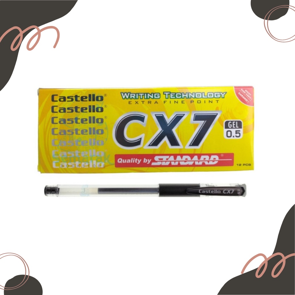 

(12 pcs) BALLPOINT / PULPEN STANDARD CASTELLO CX7