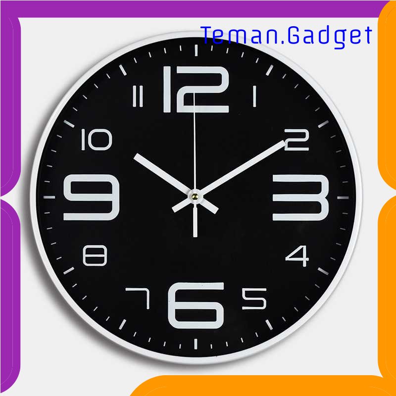 TG-PJM TaffHOME Jam Dinding Bulat Quartz Creative Design Modern - H6588