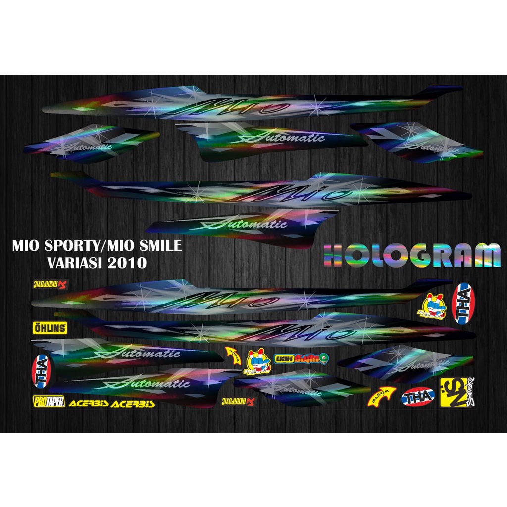 STRIPING HOLOGRAM MIO SPORTY/SMILE VARIASI 2010
