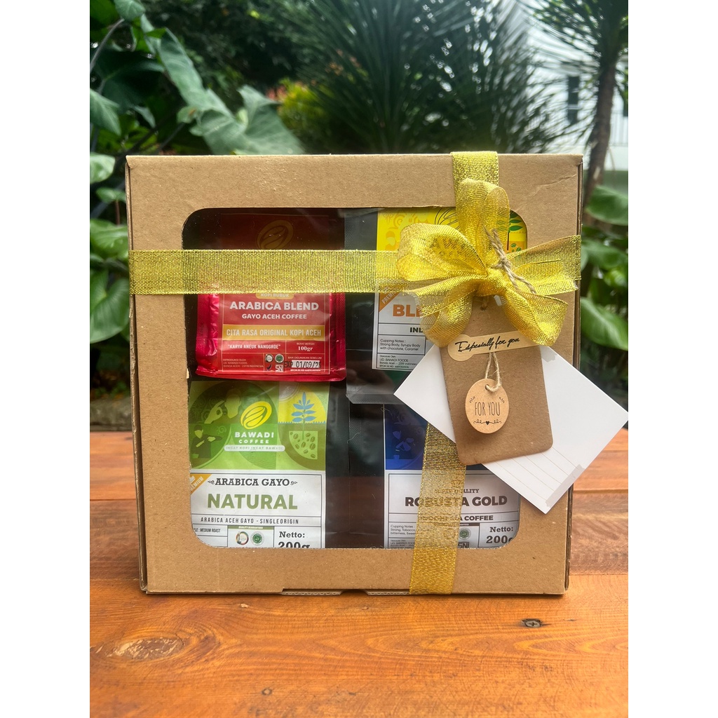 Hampers Parcel Hadiah Gift Bawadi Coffee Kopi (Paket C)