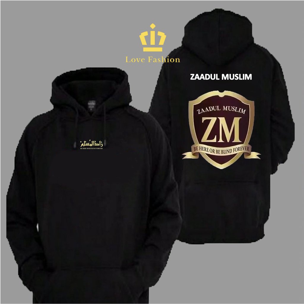 Sweater Hoodie Distro Zaadul Muslim Habib Alwi Assegaf Premium Terbaru