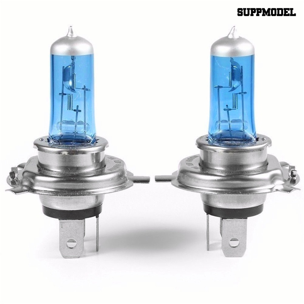 [SM] 2pcs H4 12V 100/90W P43T Super Terang Lampu Halogen Mobil Headlight Bulb Lamp