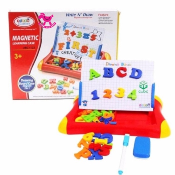 

Promo 2in1 magnetic learning case papan tulis magnet abc Limited