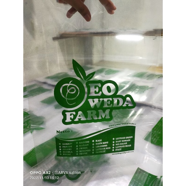 plastik sayuran hidroponik