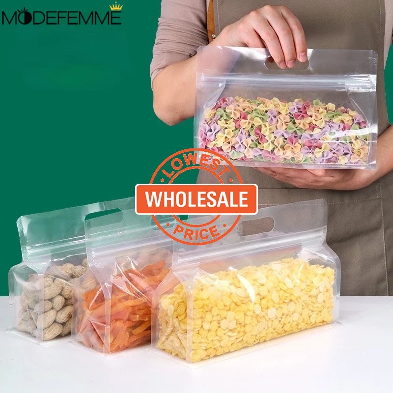 [Harga Grosir] Kantong Pengawet Buah Sayuran Refrigeratable Food Fresh Storage Package Kemasan Makanan Ringan Sereal Tahan Lembab Perlengkapan Penyimpanan Rumah Bite Type Sealed Bag