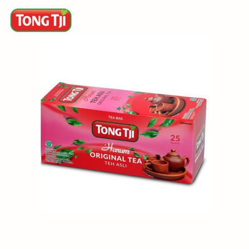 

TEH TONGTJI ORIGINAL TEH CELUP TONGJI 1 BOX ISI 25 KANTONG TEH