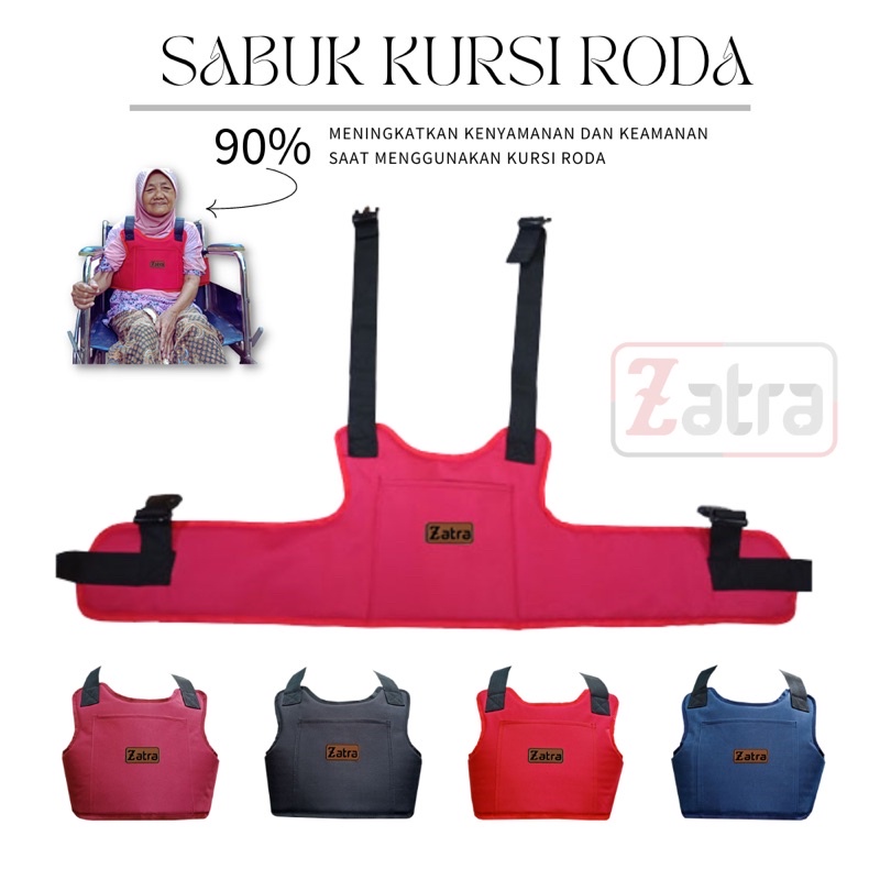 SABUK KURSI RODA PENAHAN BADAN NYAMAN DAN AMAN