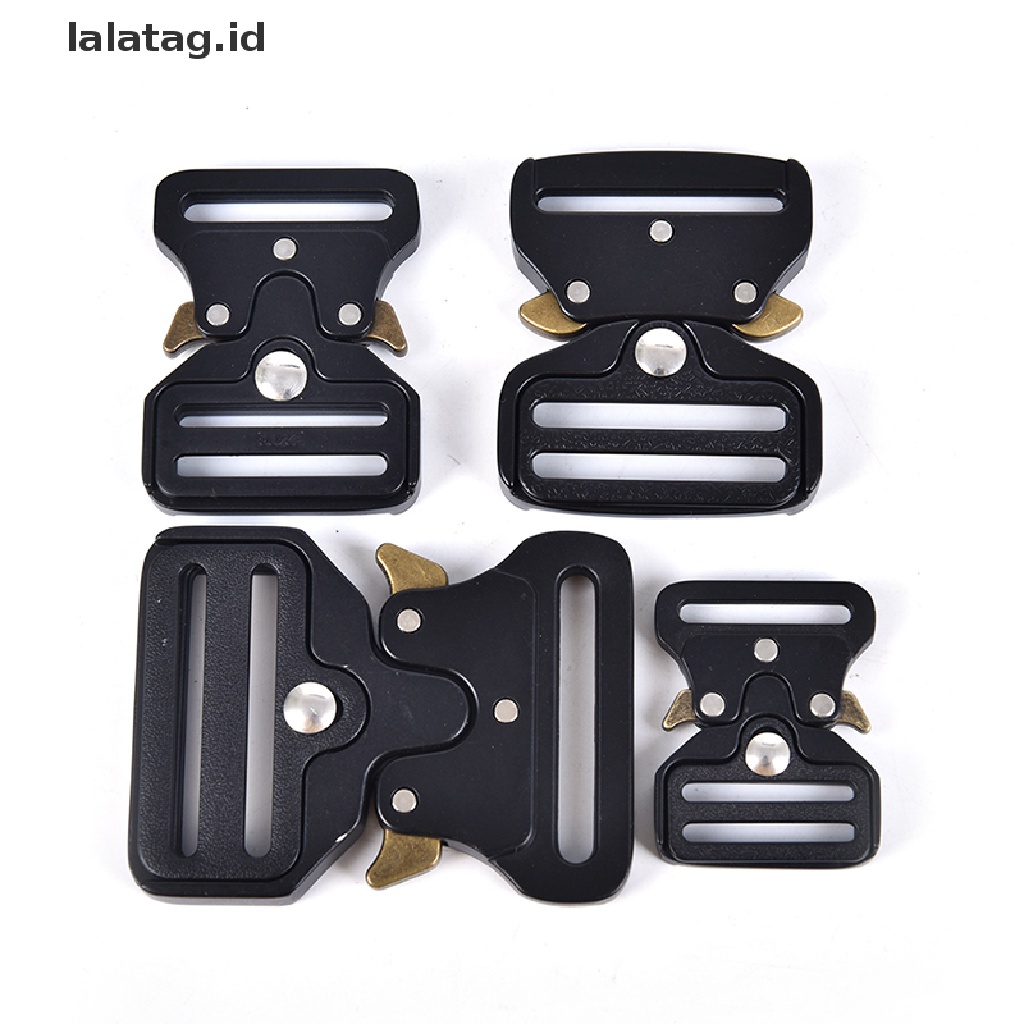 [lalatag] Gesper Tali Metal Pelepas Samping Cepat Untuk Tas Webbing Aksesoris Koper [ID]