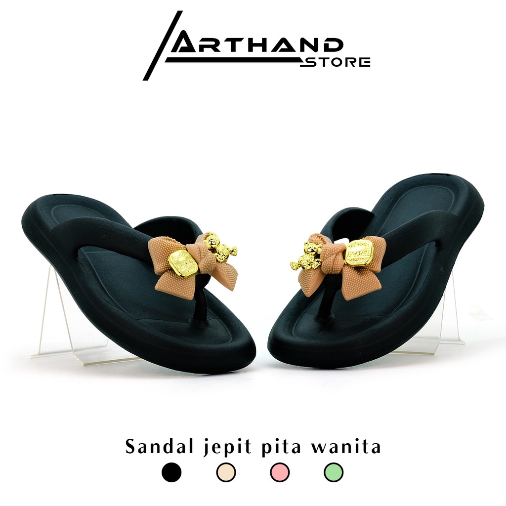 Arthand - Sandal Wanita Model Jepit Jelly Pita Kekinian New