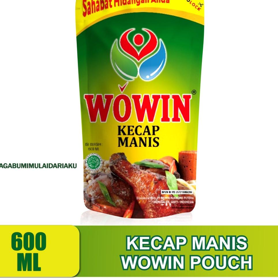 

TERBAIK B868 Kecap Manis Wowin pouch 600 ML refill ペ