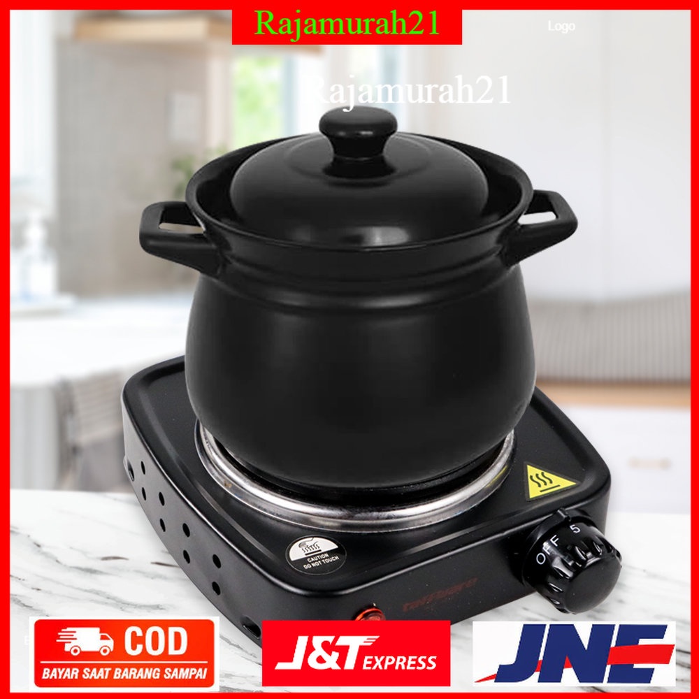 Taffware Kompor Listrik Mini Hot Plate Cooking 500 W - OMHZWABK