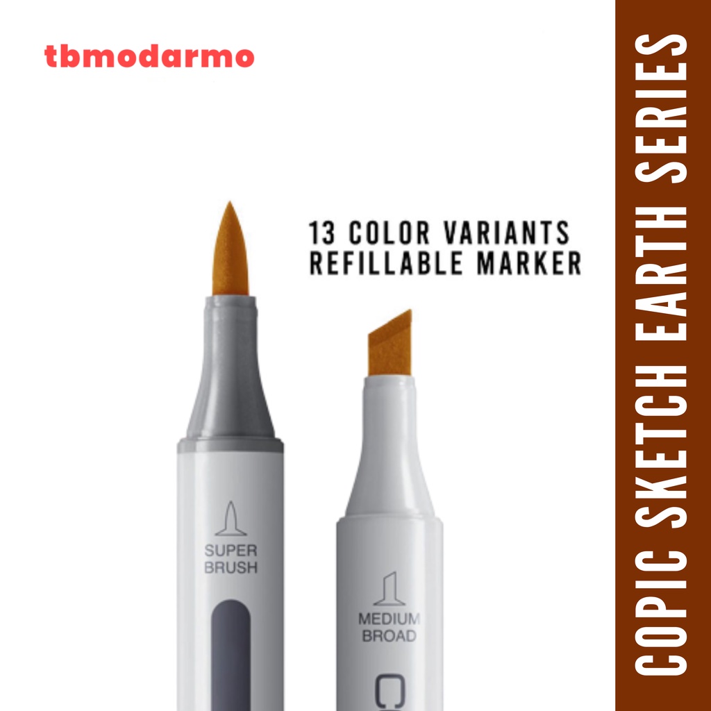 Copic Sketch Marker E (Earth) Series CSM/E - Satuan