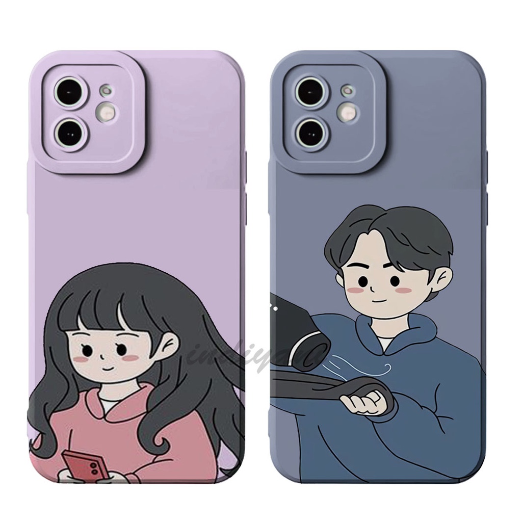 CP01 FASHION CASE COUPLE FOR REDEMI NOTE 8 REDMI 7 REDMI 10 REDMI NOTE 11 REDMI 8A -TYPE LAIN DI CHA