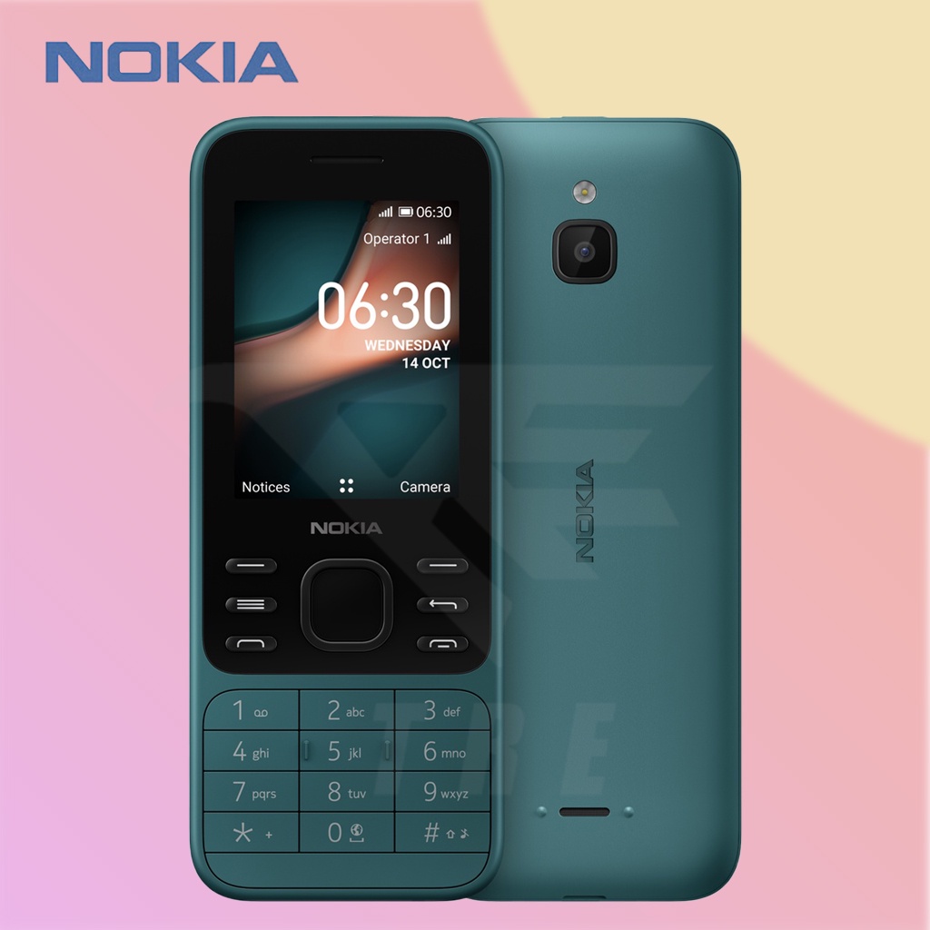 TRE New Nokia 6300 2021 HANDPHONE No kia Hp murah Mobile Phone Only 2G