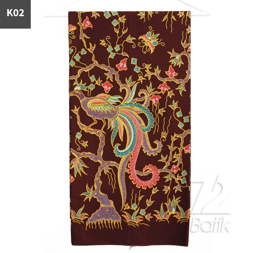 KAIN BATIK PREMIUM Bahan Katun Motif Burung Pohon Kering Coklat Tua 722738 Cap 72 Jarik Jarit Samping Kebat Panjang Batik Katun Modern Premium Bahan Seragam Batik Pernikahan Kantor Keluarga Murah Kamen Jadi Batik Bali Lembaran5