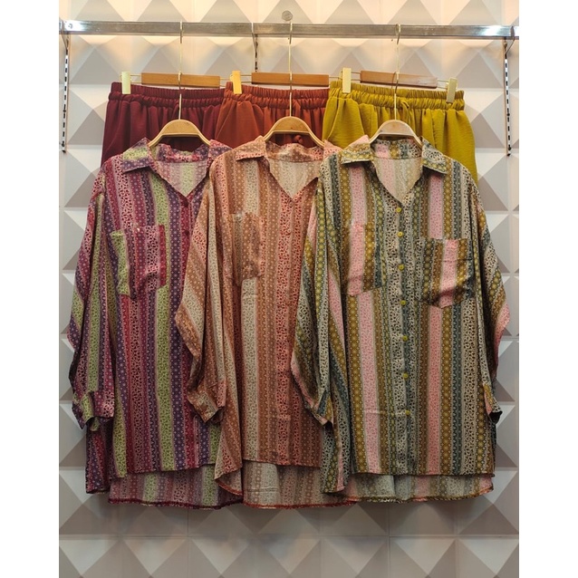 KLAMBY.VA'S Setelan Baju Jumbo XXXL Over Size One Set SetCel Big Size