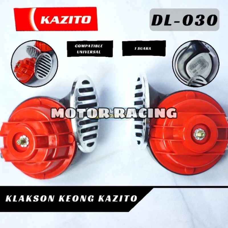 Klakson OKD Kazito Double Keong Plus Riley Klakson Motor Dan Mobil Suara Kencang Ngebass