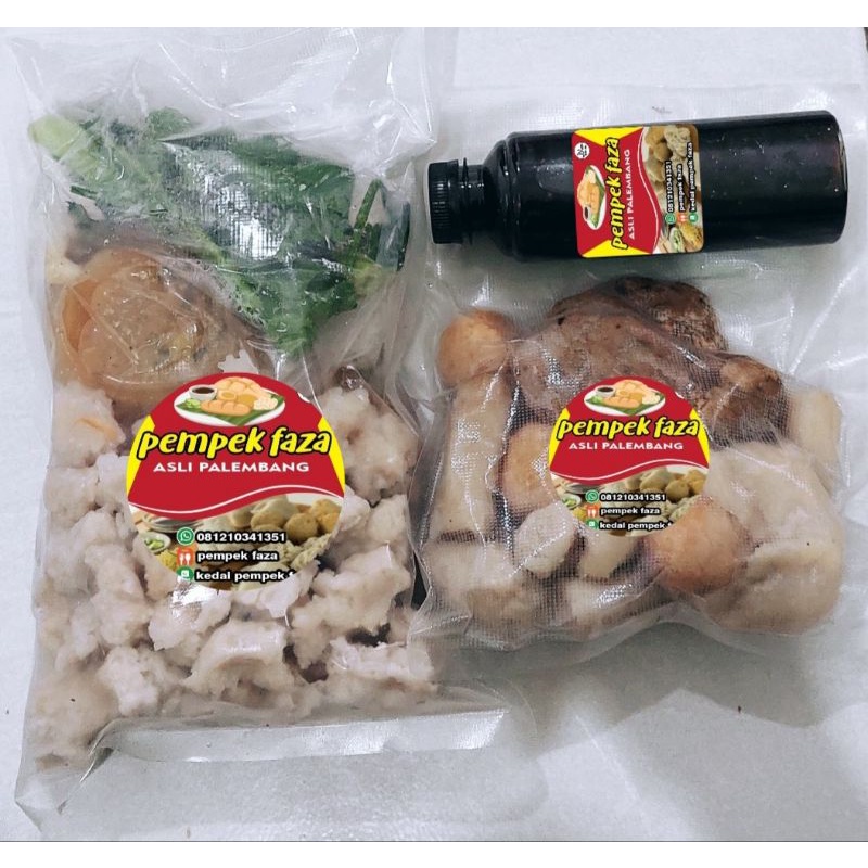 

Tekwan 1/2kg & pempek paket isi 20pcs