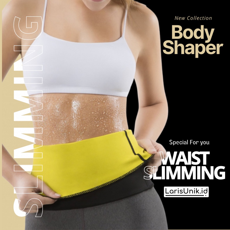 Korset Perut Pria Wanita Waist Hot Shapers Neotex Underwear Korset Pembakar Lemak