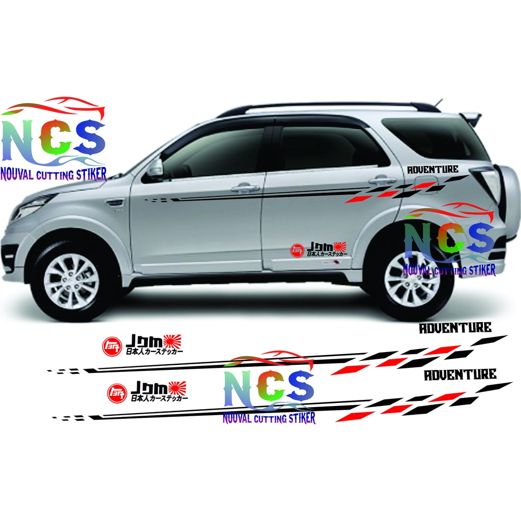 NEW Terbaru stiker toyota rush ADVENTURE