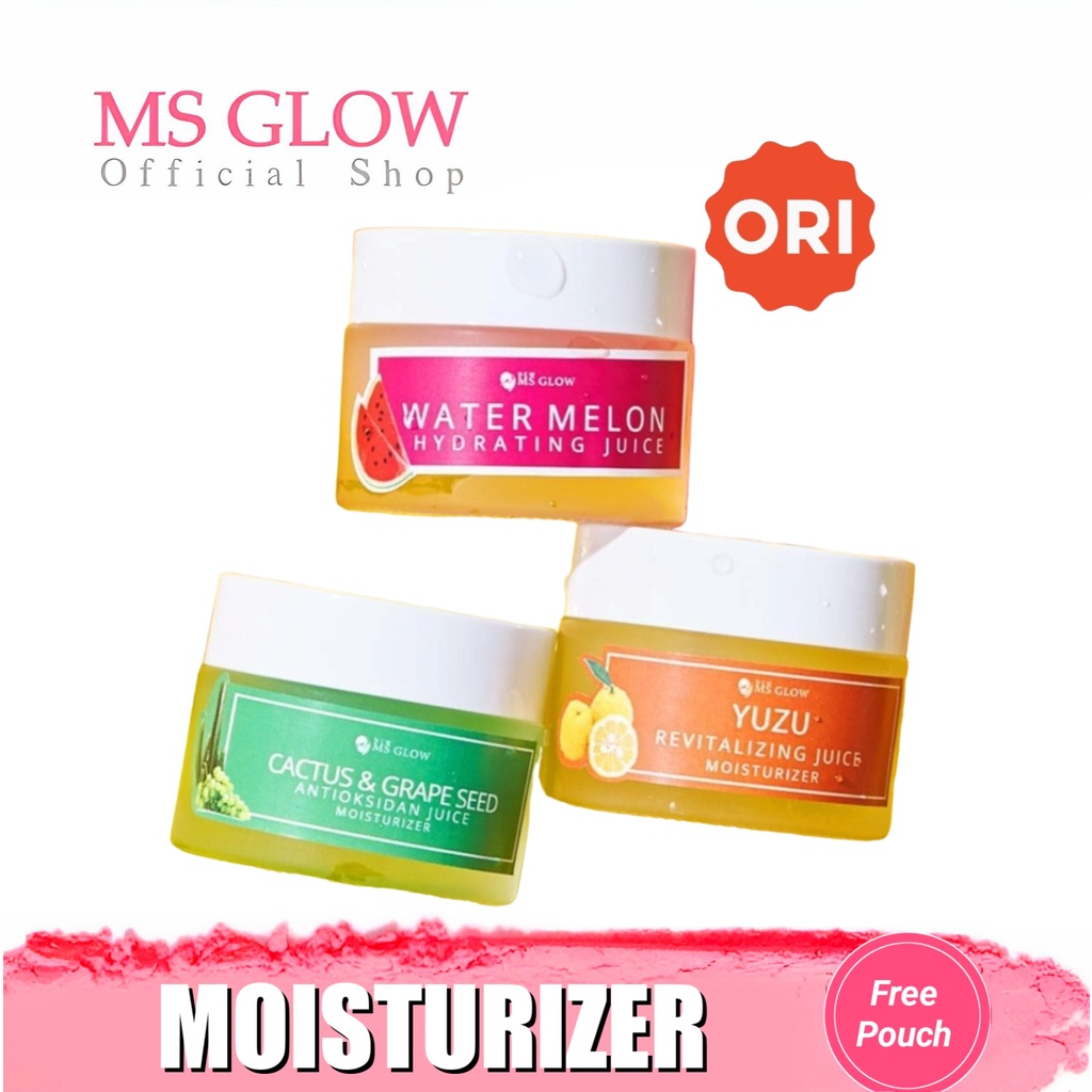 Original Moisturizer Ms Glow Jogja / Watermelon Yuzu Cactus Pelembab Hydrating