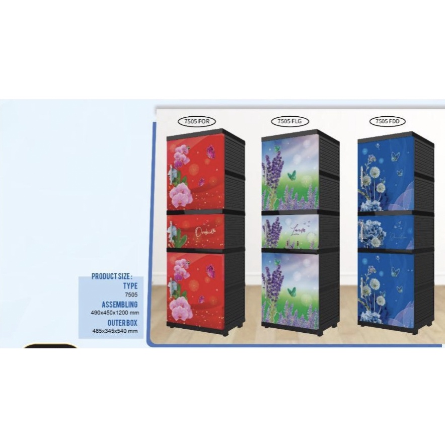 LEMARI PLASTIK NAIBA MINI / NEW NACASE JERSEY 7505