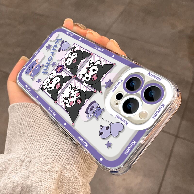 IPHONE Soft Case Lucu Kompatibel Untuk Casing Ponsel Iphone13 12 11 14 Pro Max XS XR X8 7 6S Plus Mini Transparan TPU Silikon Shockproof Clear Cover