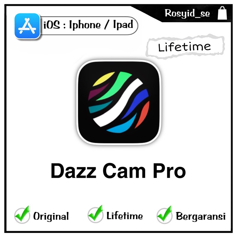 DAZZ CAM PRO IOS FULLPACK LIFETIME - ( ORIGINAL )