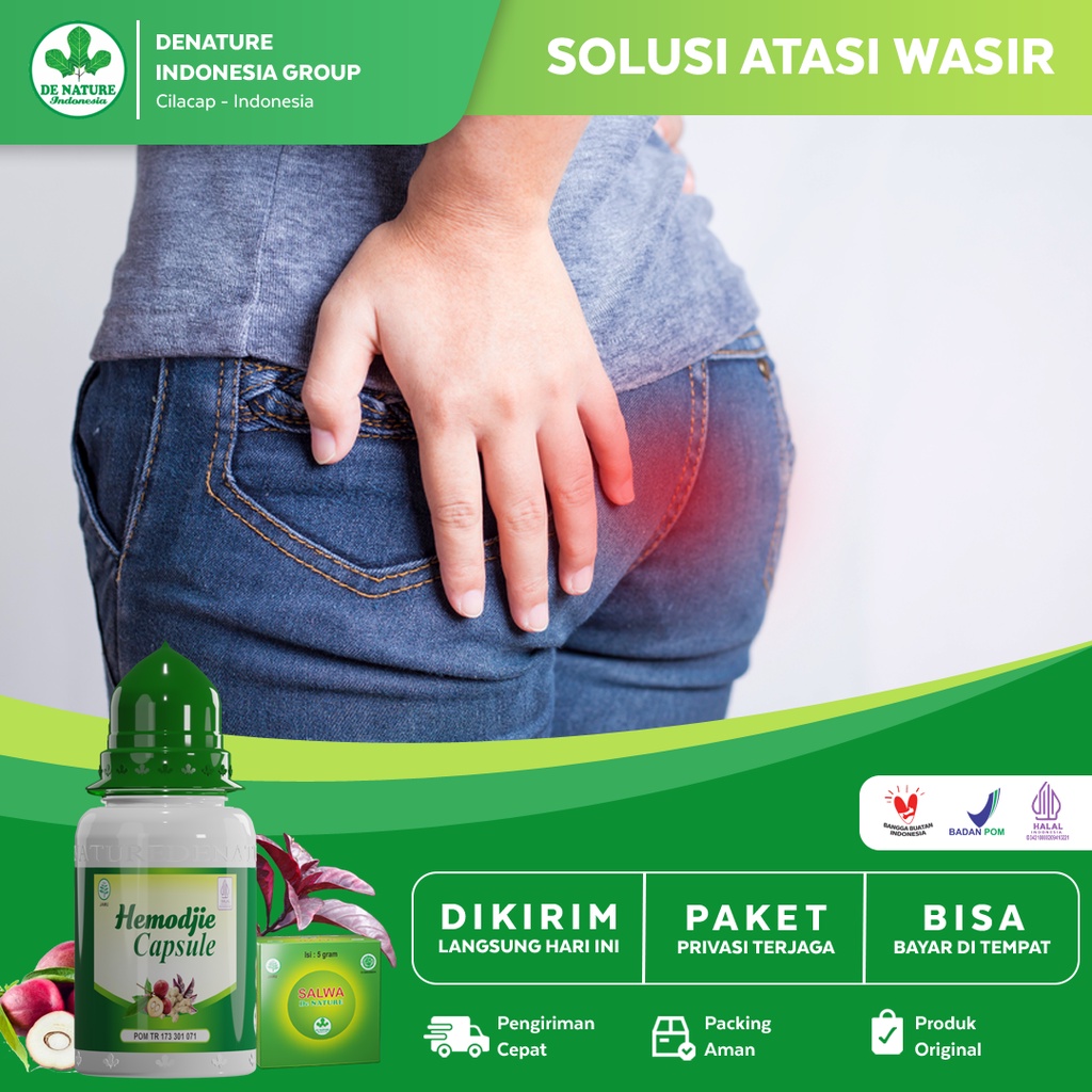 

Harga Obat Ambeien, Ambeyen, BAB Berdarah, Panas Nyeri di Anus HEMODJIE DE NATURE