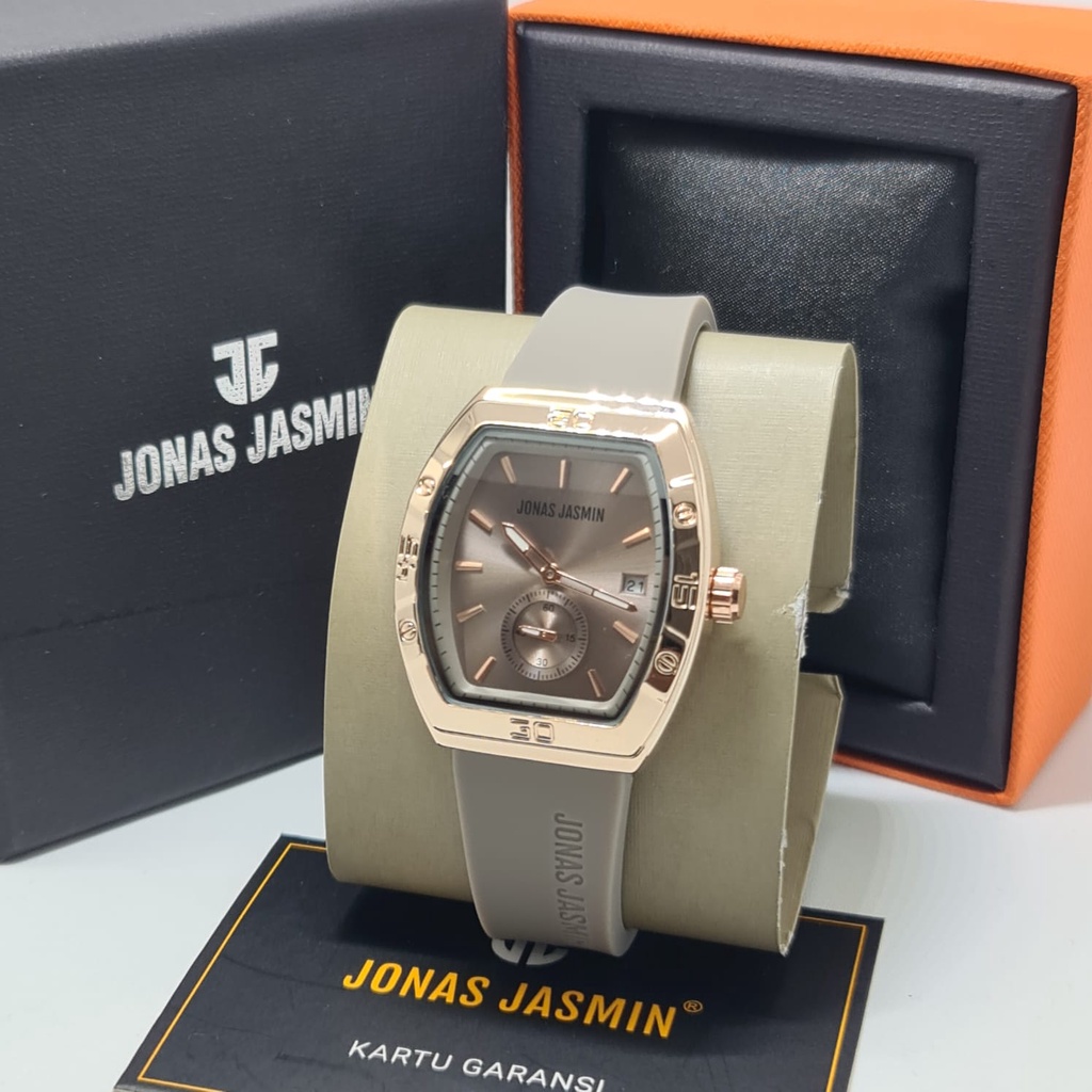 Jam Tangan Wanita Analog Jonas Jasmin 2227 Rubber Original