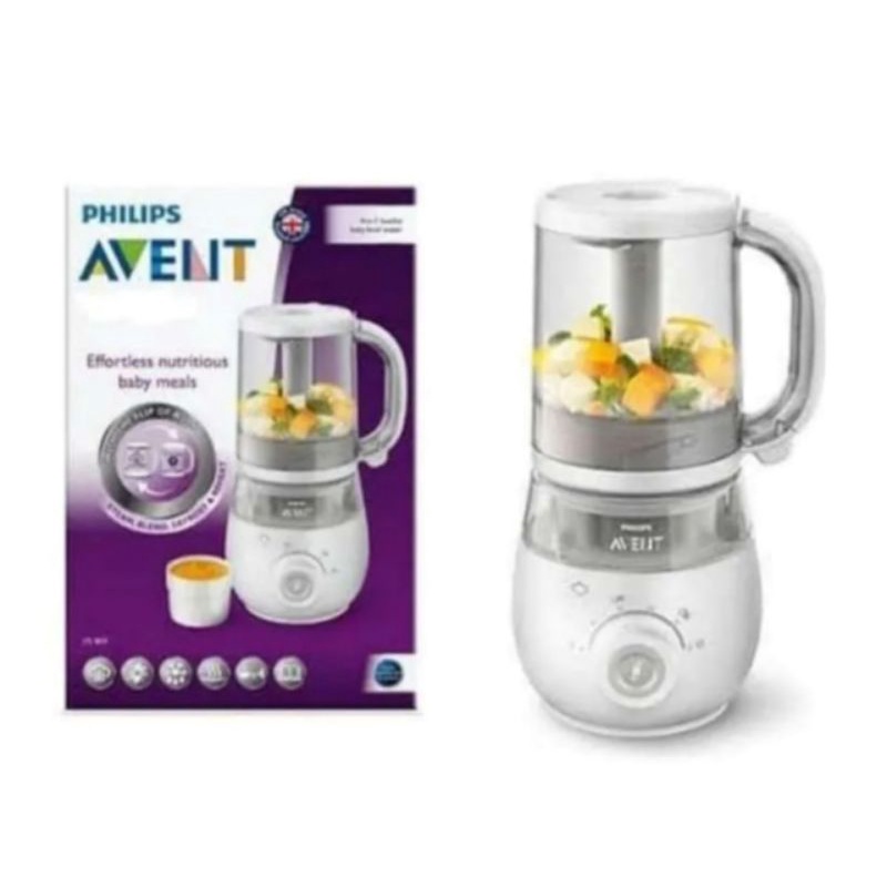 PHILIPS avent blender 4in1 steam flip blend baby food processor healthy steamer blender