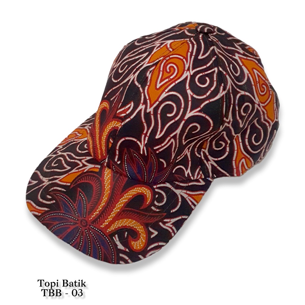 Topi Batik Baseball Handmade Batik Cap TBB_03 / Topi Batik Kain Baseball Jogja