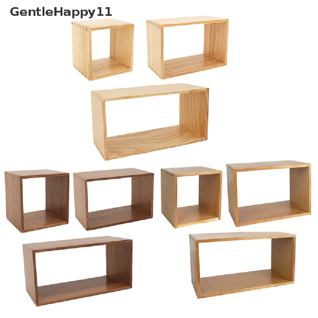 Gentlehappy 1Pc 1: 12rumah Boneka Miniatur Lemari Showcase Rak Penyimpanan Lemari Display Furniture Model Decor Mainan id