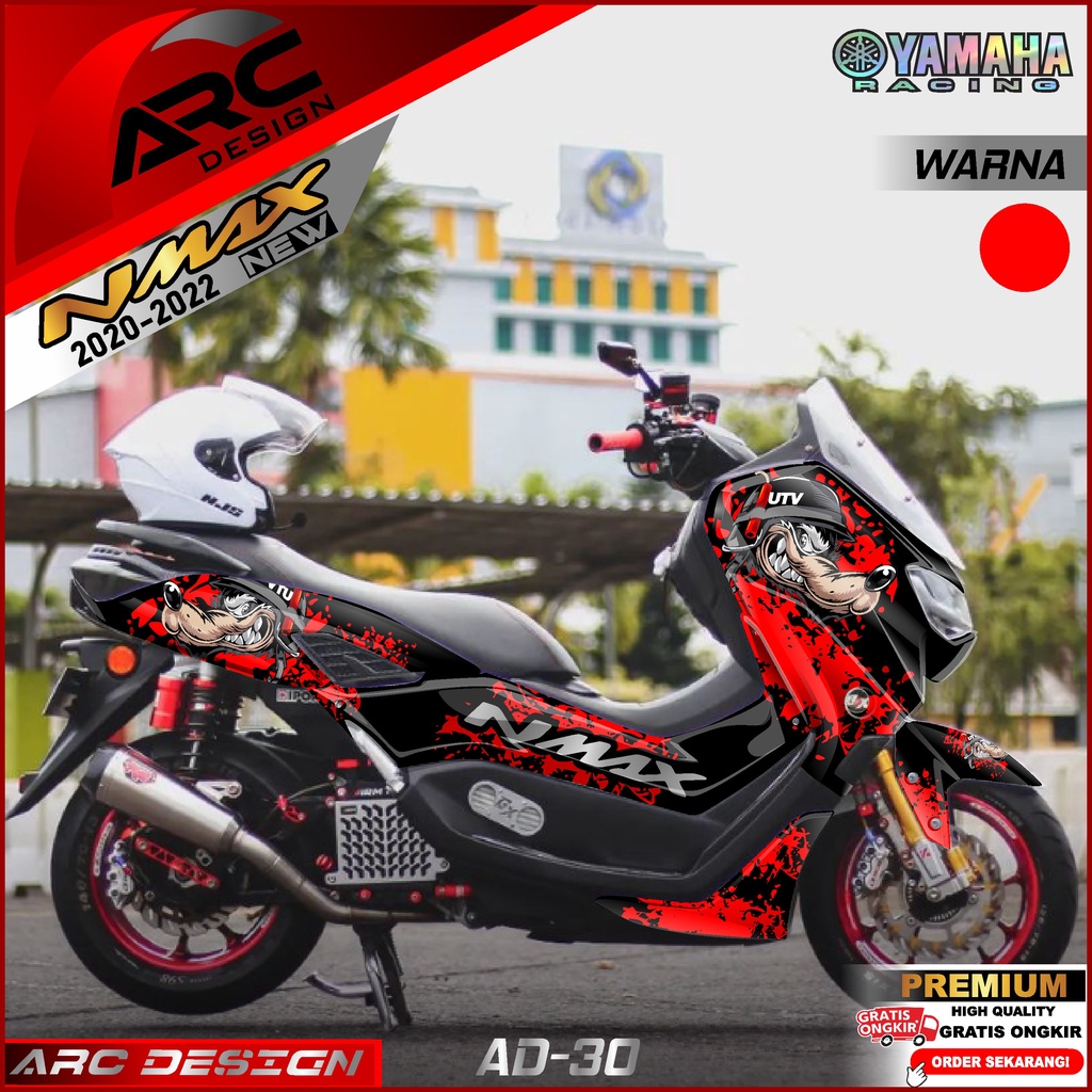 (COD) TERBARU Decal Sticker Yamaha Nmax 155 New 2020 2021 2022 2023 2024 Full Body - Stiker Skotlet 