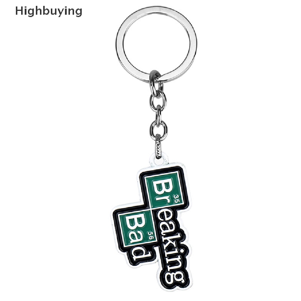 Hbid Enamel TV Menyusui Bad BA BR Gantungan Kunci Cosplay Keyring Gantungan Kunci Perhiasan Hadiah Glory