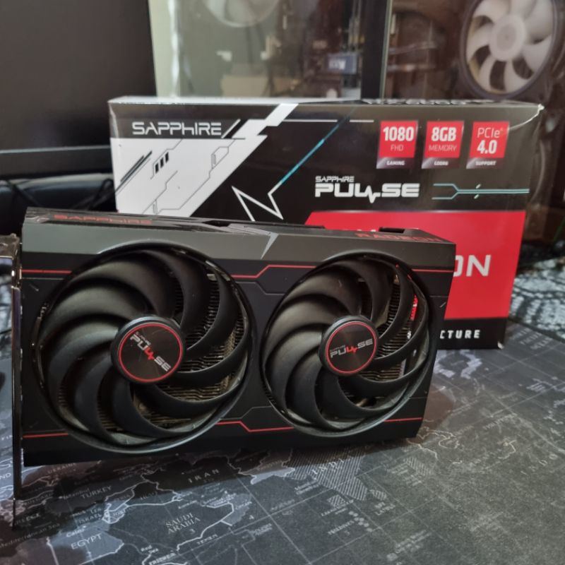 SAPPHIRE PULSE AMD RADEON RX 6600 8GB BEKAS
