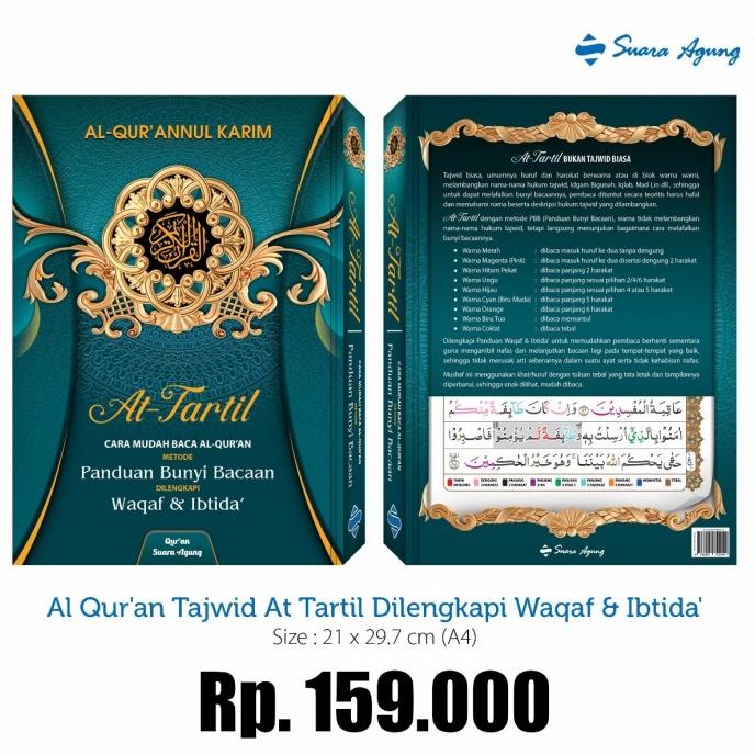 Alquran Tajwid Waqaf Ibtida At-Tartil A4 Al-Quran AtTartil Suara Agung