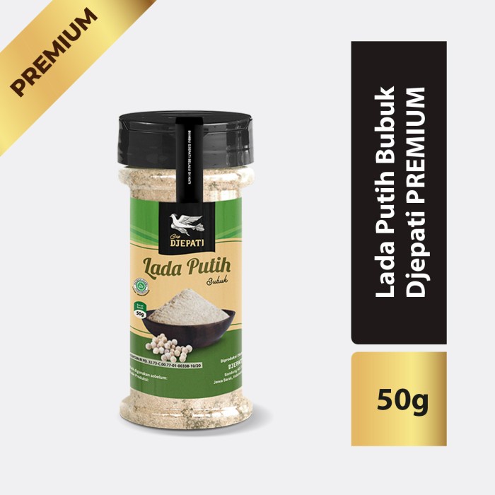 DJEPATI Lada Putih Bubuk PREMIUM 50 gram