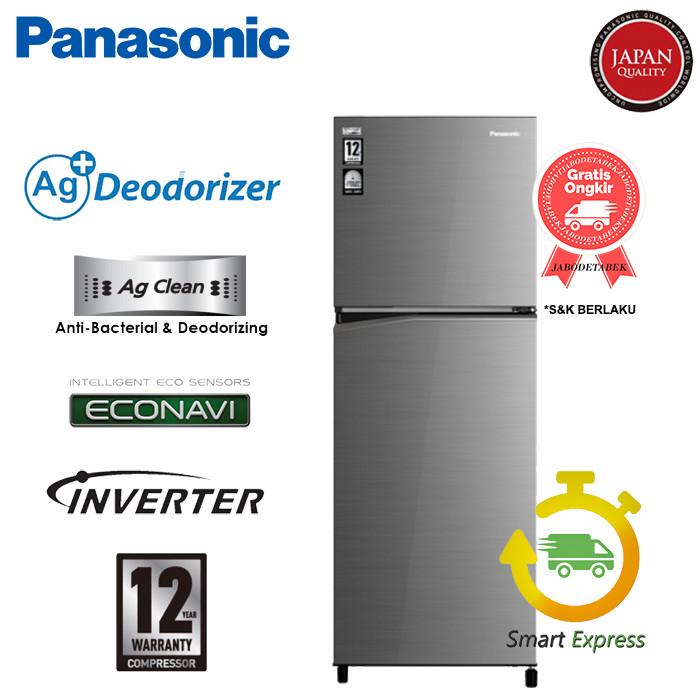 KULKAS PANASONIC NR-BB200V-H / NRBB200VH - (2 PINTU / 182 LITER)
