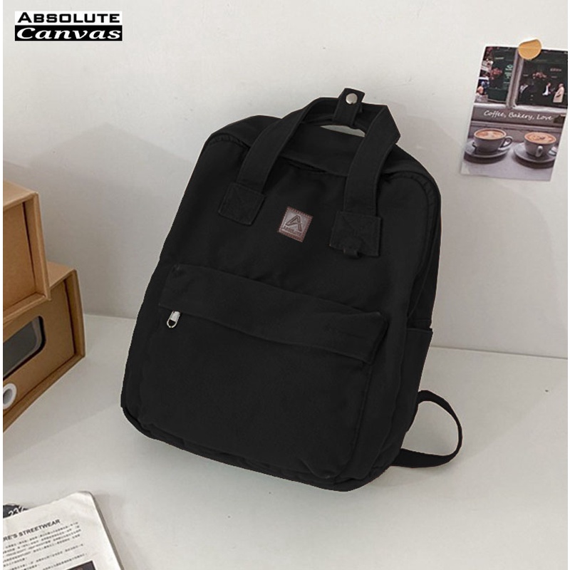 ABSOLUTE Tas Ransel Wanita Imbort Kantor Kerja Sekolah Kuliah Outdoor Trendy Kore - TAS RANSEL LAPTOP