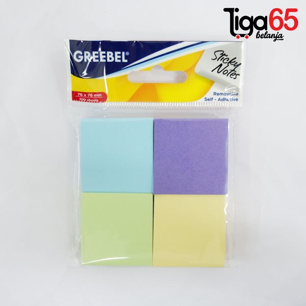 365 GREEBEL STICKY NOTE 4W.76.76.100